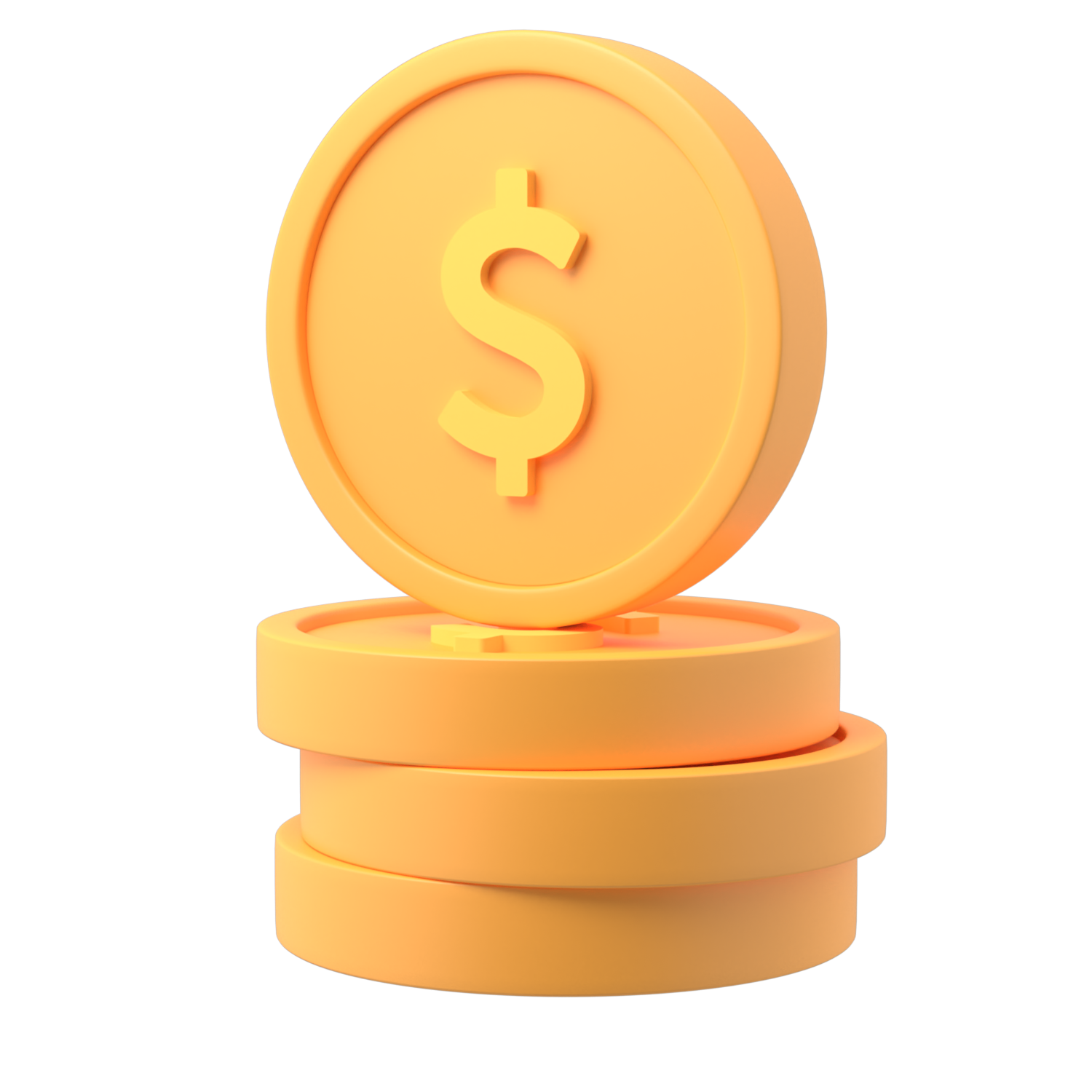 Decorative coin illustration